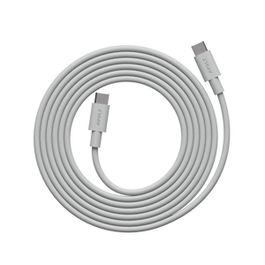 AVOLT Cable 1 USB-C naar USB-C Gotland Grey