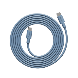 AVOLT Cable 1 USB-C naar USB-C Shark Blue