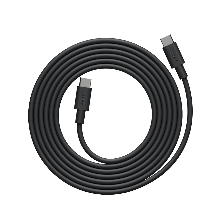 AVOLT Cable 1 USB-C naar USB-C Stockholm Black