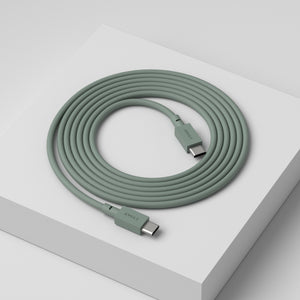 AVOLT Cable 1 USB-C naar USB-C Oak Green