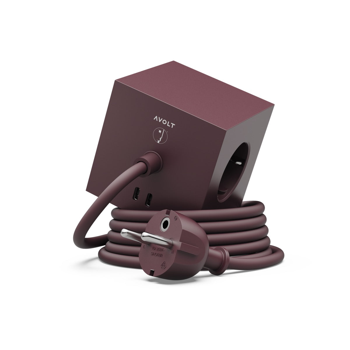 AVOLT Square 1 Bauhaus-Archiv in Mulberry Red